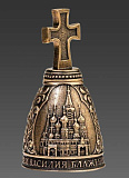 Бронзовый колокольчик "Москва. Крест"