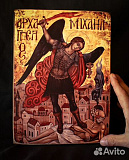 Икона "Архангел Михаил" дерево, ручная работа
