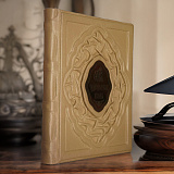 Книга в подарок «Чудотворные иконы» в кожаном переплете