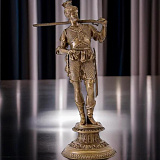 Бронзовая композиция "Швейцарец" (правый)