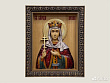 Икона резная из дерева Святая Ирина