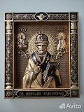 Резная Икона Николай Чудотворец