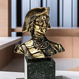 Бронзовый бюст «Пётр I» №2