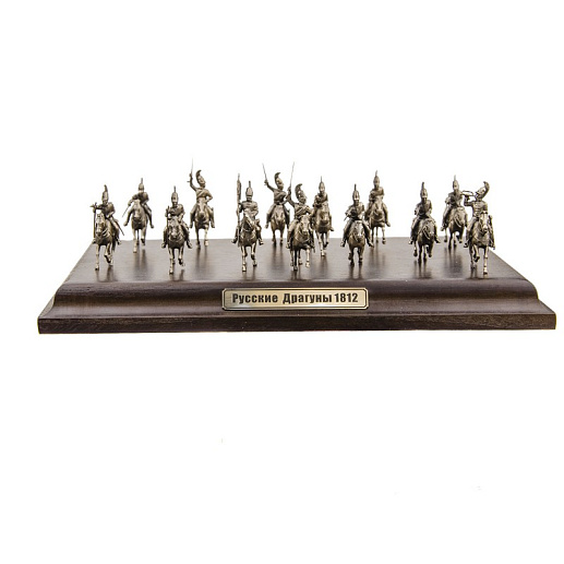 Диорама "Русские драгуны 1812 г." 1/72