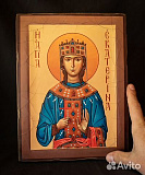 Деревянная Икона "Святая Екатерина"