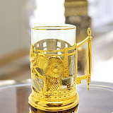 Красивый подстаканник "Атомы"